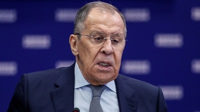 Russia's Foreign Minister Sergei Lavrov. (via REUTERS)