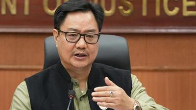 Union minister of law and justice Kiren Rijiju (PTI Photo)