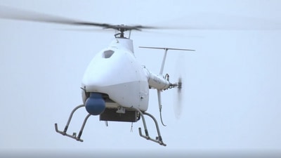 The AR500C unmanned helicopter is equipped to carry out fire strikes, according to reports. (Sourced)