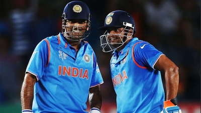 MS Dhoni and Suresh Raina. (Getty Images)