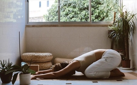 Balasana or Child's Pose or Child's Resting Pose of Yoga (Instagram/mindfulbyminna) Balasana or Child's Pose or Child's Resting Pose of Yoga (Instagram/mindfulbyminna)