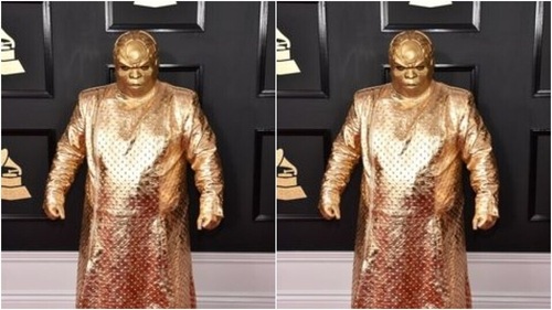 Cee Lo Green's Grammy look. (Pinterest) Cee Lo Green's Grammy look. (Pinterest)