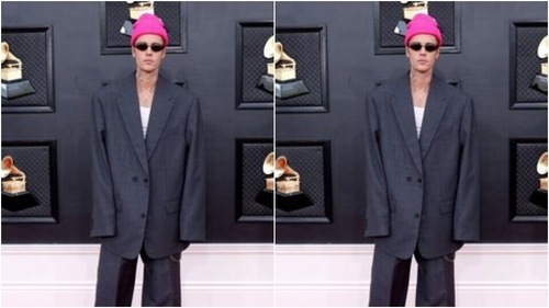 Justin Bieber's Grammy look. (Pinterest) Justin Bieber's Grammy look. (Pinterest)
