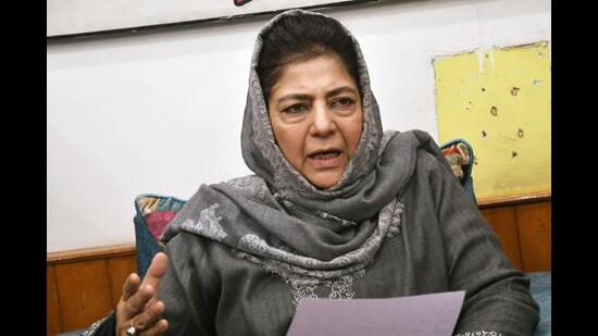 On the death of former Pakistan president and ex-army chief General Pervez Musharraf, the PDP on Sunday said that he was the only president or general of Pakistan who tried for a solution of Kashmir issue with India acceptable to all the three parties, including people of Jammu and Kashmir. PDP president Mehbooba Mufti offered her condolences on Musharraf ’s death. (ANI File Photo)
