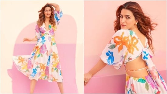 Kriti Sanon’s floral summer dress is the perfect fashion inspo for the weekend(Instagram/@kritisanon)
