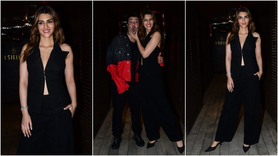Kriti Sanon celebrates Varun Sharma's birthday party. (HT Photo/Varinder Chawla) Kriti Sanon celebrates Varun Sharma's birthday party. (HT Photo/Varinder Chawla)