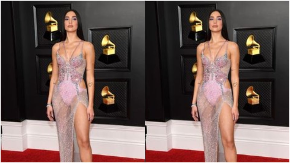 Dua Lipa's Grammy look.(Pinterest)