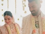 Athiya Shetty and KL Rahul married last month; the bride wore designer kalire for the ceremony. Athiya Shetty and KL Rahul married last month; the bride wore designer kalire for the ceremony.