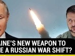 UKRAINE'S NEW WEAPON TO FORCE A RUSSIAN WAR SHIFT? UKRAINE'S NEW WEAPON TO FORCE A RUSSIAN WAR SHIFT?