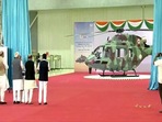 PM Narendra Modi inaugurates HAL helicopter factory in Karnataka's Tumakuru PM Narendra Modi inaugurates HAL helicopter factory in Karnataka's Tumakuru