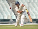 Manoj Tiwary plays a shot during the Day 2 of the Ranji Trophy quarter-final match between Bengal and Jharkhand(PTI) Manoj Tiwary plays a shot during the Day 2 of the Ranji Trophy quarter-final match between Bengal and Jharkhand(PTI)