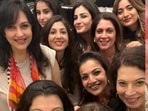 Raveena Tandon partied with her friends. Raveena Tandon partied with her friends.