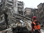 Turkish military sets up air aid corridor to earthquake zone.(AFP) Turkish military sets up air aid corridor to earthquake zone.(AFP)