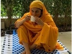 Shehnaaz Gill enjoys her tea in new pictures. Shehnaaz Gill enjoys her tea in new pictures.