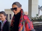 Hrithik Roshan and Deepika Padukone reach Mumbai airport. (Varinder Chawla) Hrithik Roshan and Deepika Padukone reach Mumbai airport. (Varinder Chawla)