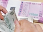 In the previous session on Friday, the rupee settled at 82.08 against the US dollar. (File) In the previous session on Friday, the rupee settled at 82.08 against the US dollar. (File)