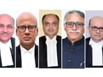 L-R: Justices Pankaj Mithal, Sanjay Kumar, Ahsanuddin Amanullah, Sanjay Karol and Manoj Misra.