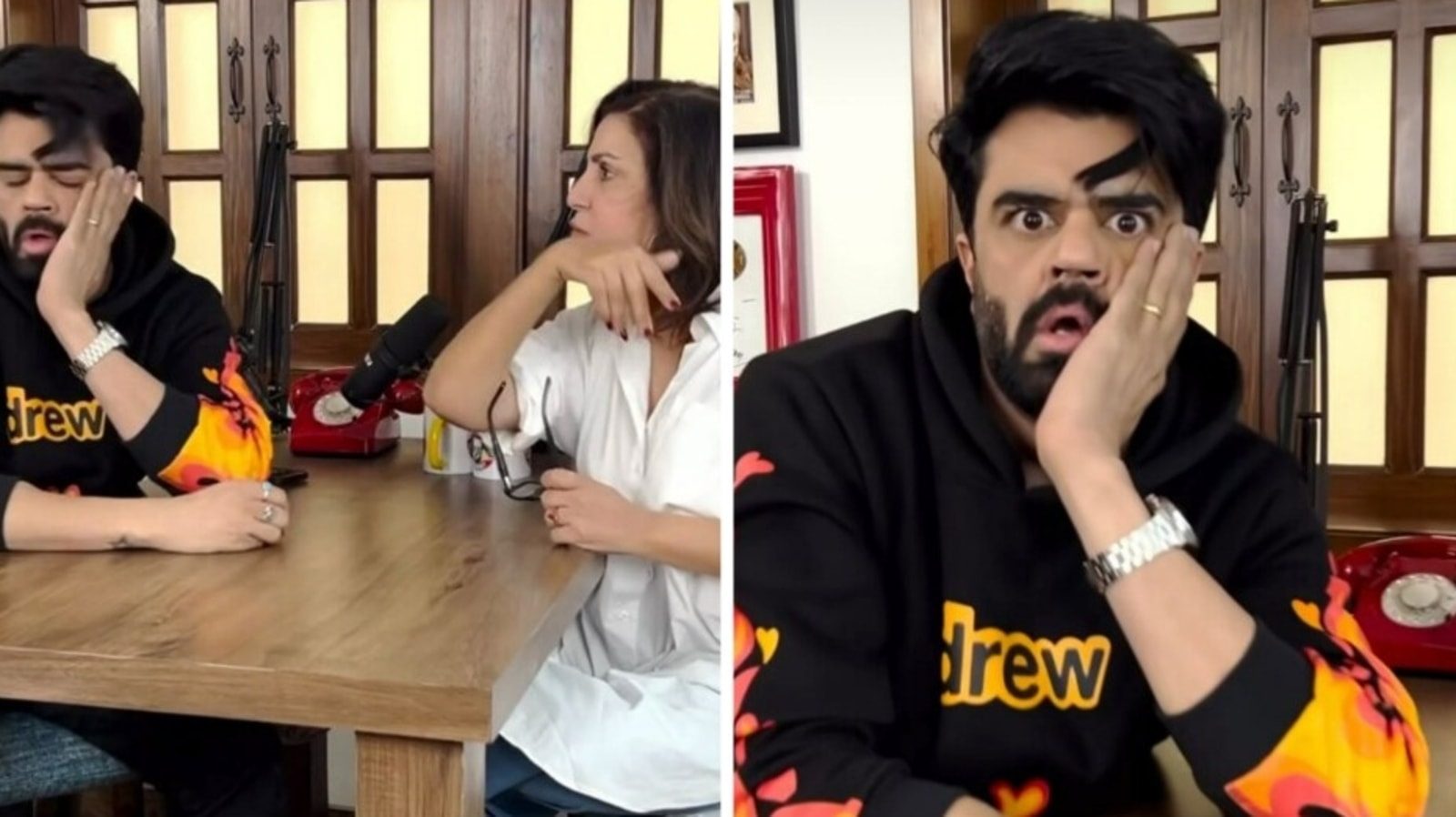 Farah Khan slaps Maniesh Paul for taking her food, saying girls are usually not good at mathematics: ‘How dare you…’