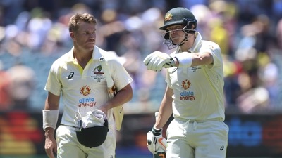 Smith and Warner captain and vice-captain respective when Australia last toured India for a Test series (AP) Smith and Warner captain and vice-captain respective when Australia last toured India for a Test series (AP)