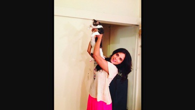 The image shows Richa Chadha with her pet cat that passed away. (Instagram/@therichachadha)