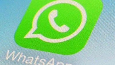 FILE - This Feb. 19, 2014, file photo, shows WhatsApp app icon on a smartphone in New York.  Ireland has fined WhatsApp for breaching strict European Union privacy rules by forcing users to consent to allow their personal data to be used to provide “service improvements and security.” The Data Protection Commission issued a 5.5 million euros ($5.9 million) penalty in the case on Thursday, Jan. 19, 2023. (AP Photo/Patrick Sison, File) (AP)