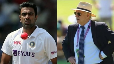 R Ashwin; Former Australia captain Ian Chappell R Ashwin; Former Australia captain Ian Chappell