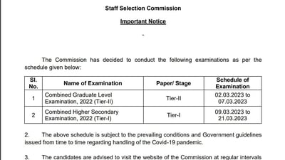 SSC CHSL Tier I and CGL Tier 2 exam dates out at ssc.nic.in SSC CHSL Tier I and CGL Tier 2 exam dates out at ssc.nic.in