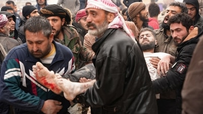 At least 592 people were killed across the war-torn country, the Syrian government said. (AFP) At least 592 people were killed across the war-torn country, the Syrian government said. (AFP)