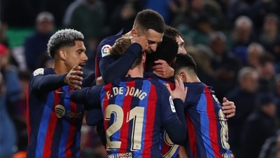 Barcelona took advantage of Real Madrid's stumble to kick off the second half of the season with another win (AP) Barcelona took advantage of Real Madrid's stumble to kick off the second half of the season with another win (AP)