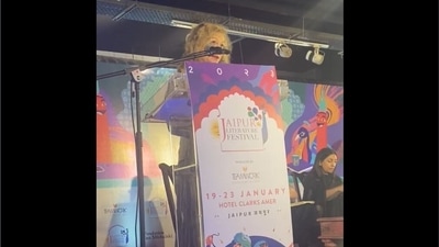 Doris Kareva at Jaipur Literature Festival (source:Twitter/@Estonia_in_IN)