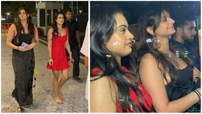 Mahikaa Rampal and Nysa Devgan spotted in Mumbai. (Varinder Chawla) Mahikaa Rampal and Nysa Devgan spotted in Mumbai. (Varinder Chawla)