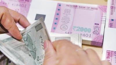 In the previous session on Friday, the rupee settled at 82.08 against the US dollar. (File) In the previous session on Friday, the rupee settled at 82.08 against the US dollar. (File)