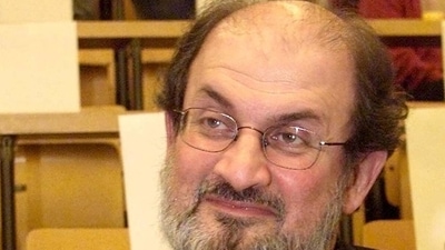Rushdie, 75, will not promote his 15th novel due to his physical condition. (File) Rushdie, 75, will not promote his 15th novel due to his physical condition. (File)