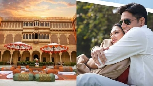 Suryagarh Palace in Jaisalmer is the romantic wedding venue of Kiara Advani and Sidharth Malhotra (Photo by Twitter/ parnashree19/Bia129_) Suryagarh Palace in Jaisalmer is the romantic wedding venue of Kiara Advani and Sidharth Malhotra (Photo by Twitter/ parnashree19/Bia129_)