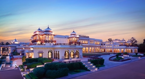 The Rambagh Palace in Jaipur is perfect place for a regal wedding (HT Gallery) The Rambagh Palace in Jaipur is perfect place for a regal wedding (HT Gallery)