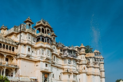 Visit City Palace: One of the most prominent landmarks of Jaipur, City Palace, is situated in the heart of Jaipur. This popular tourist destination was built between 1729 and 1732 by Maharaja Sawai Jai Singh II. (Unsplash) Visit City Palace: One of the most prominent landmarks of Jaipur, City Palace, is situated in the heart of Jaipur. This popular tourist destination was built between 1729 and 1732 by Maharaja Sawai Jai Singh II. (Unsplash)