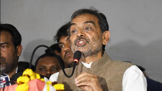 Janata Dal (United) leader Upendra Kushwaha. (HT PHOTO)