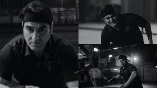 Arbaaz Khan becomes tennis player Roger Federer in new ad.