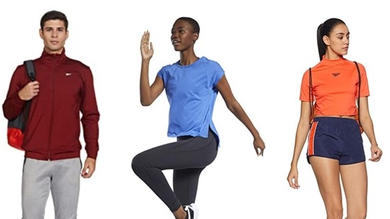Reebok athleisure wear promises comfort and durability.