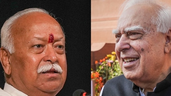 Kapil Sibal on Monday slammed Mohan Bhagwat's 'don't run after government jobs' statement. (File)