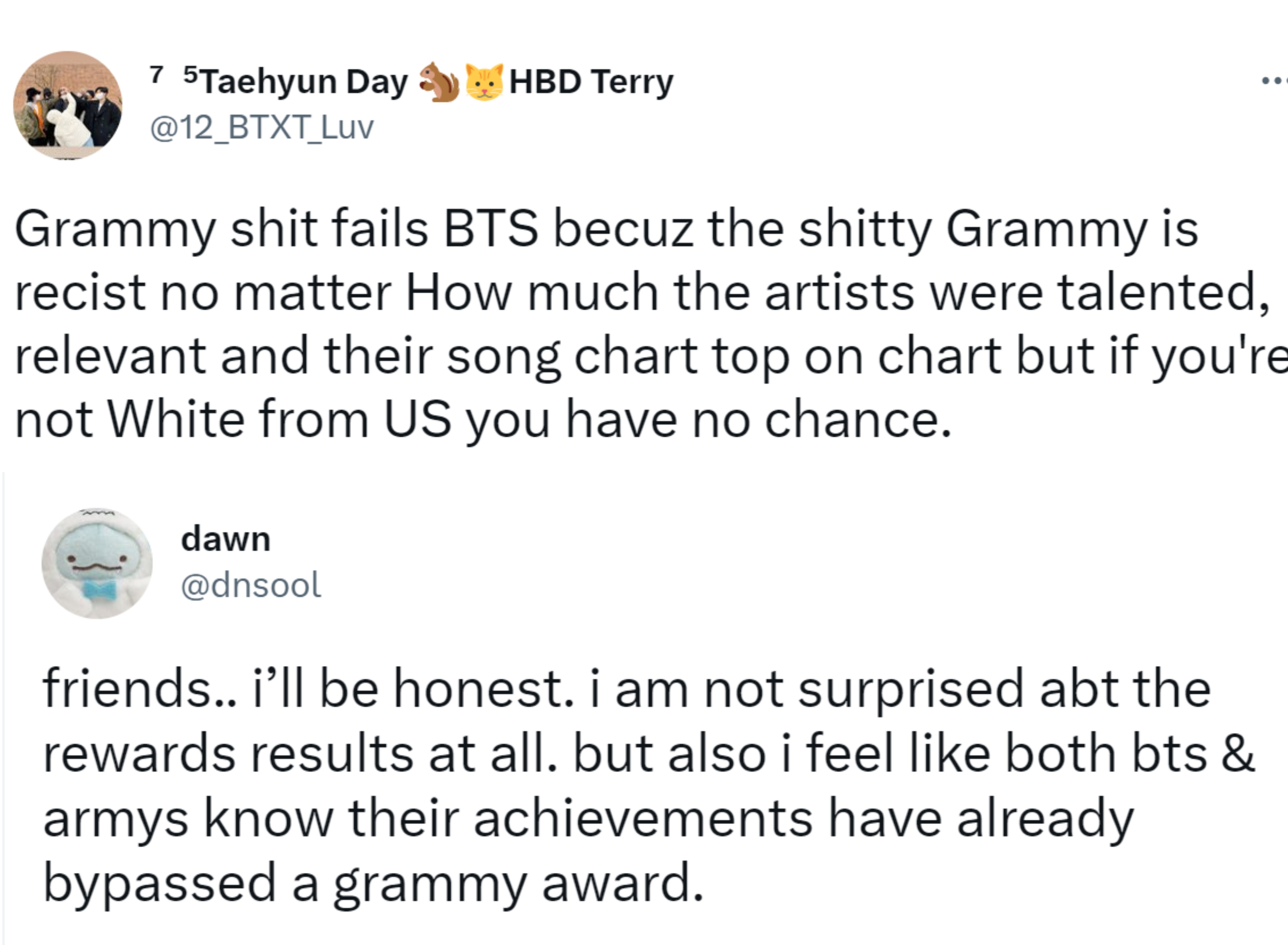 Did BTS win a Grammy in 2023? Snubbed trend takes over Twitter as fans  react online