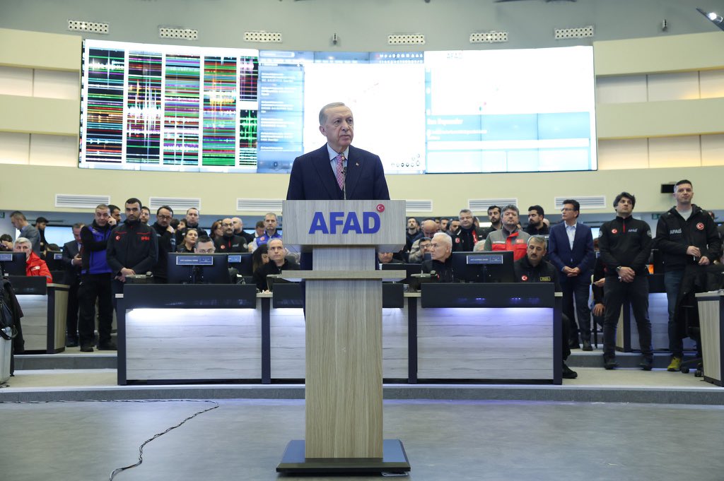 Turkey President Recep Tayyip Erdoğan addresses country. (Twitter/ Presidency of the Republic of Türkiye)