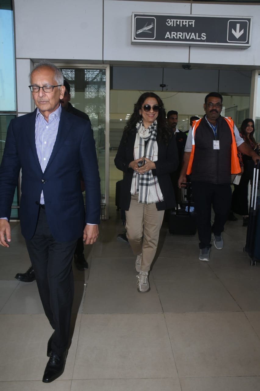 Juhi Chawla with husband Jay Mehta Juhi Chawla with husband Jay Mehta