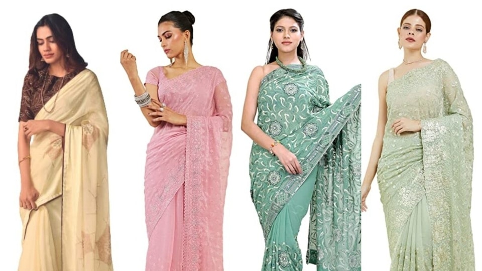 Chiffon sarees are drape-worthy, and how!