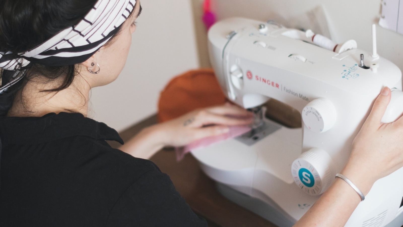 Sew Anywhere with this Portable Sewing Machine