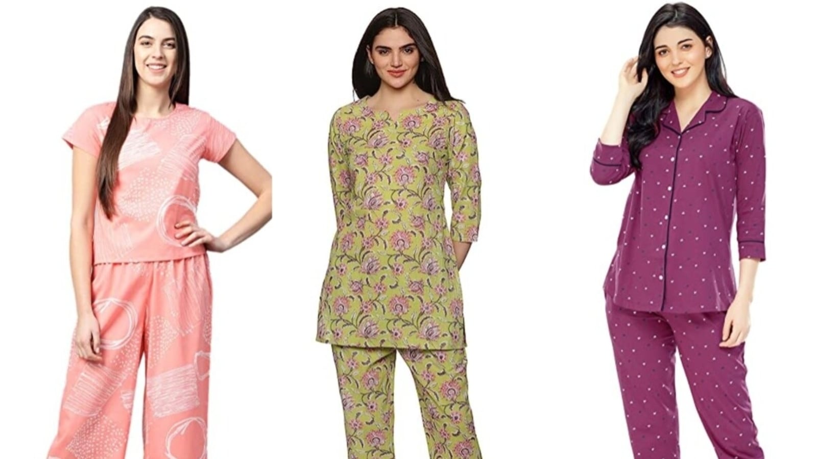 Cotton night suit discount for ladies flipkart