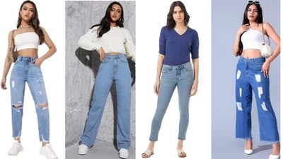 High Waisted Mom Fit Jeans – HighBuy