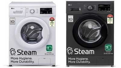 8KG 6 Motion DD Front Load Washing Machine in Silver