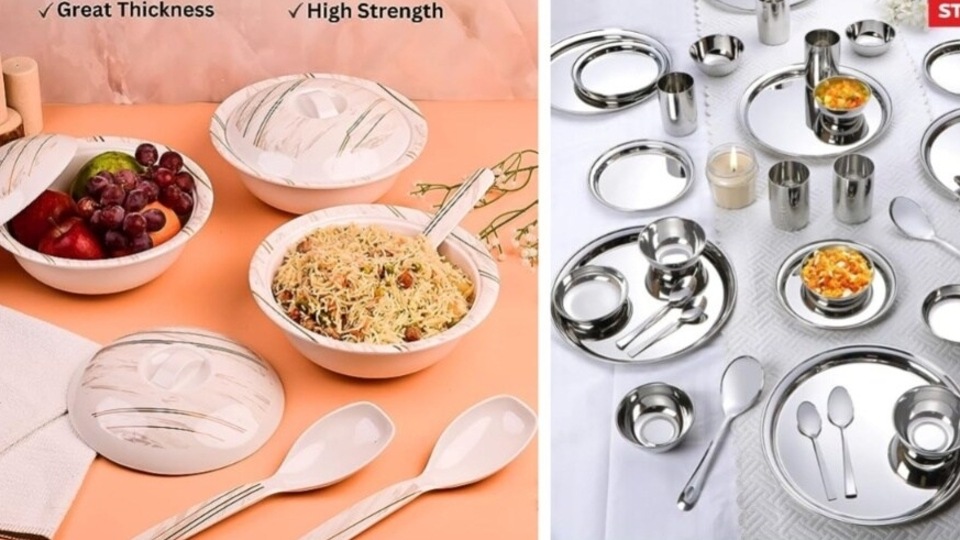 Amazon Big Sale 2023 serve up style with dinnerware and serveware, up to 50% off