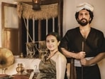 Harshika Poonacha and Bhuvann Ponnannaa shot a traditional Kodava-style video to make the announcement(Instagram) Harshika Poonacha and Bhuvann Ponnannaa shot a traditional Kodava-style video to make the announcement(Instagram)